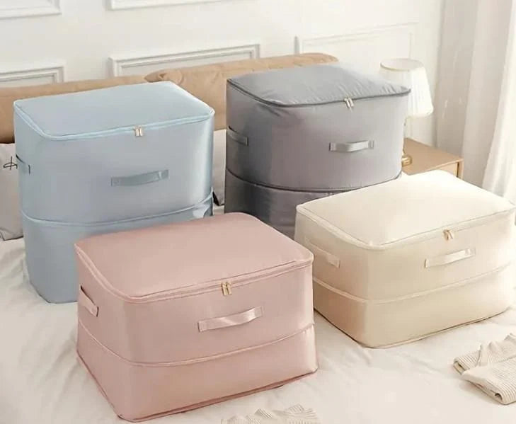 Ultra Space Saving Self Compression Organizer | Wardrobe Organiser Clothes Storage Bag Shelf Organizer - Ultra Space Saving Self Compression Organizer