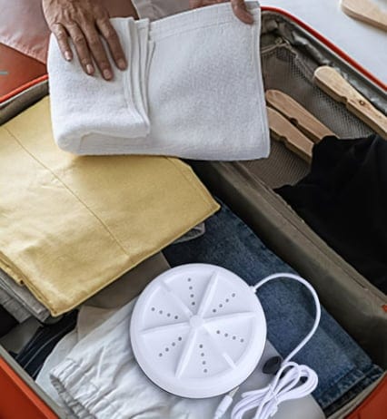 Ultrasonic Portable Mini Washing Machine Best Small Washer - Mini Washing Machine - Large Size - Mini Washing Machine