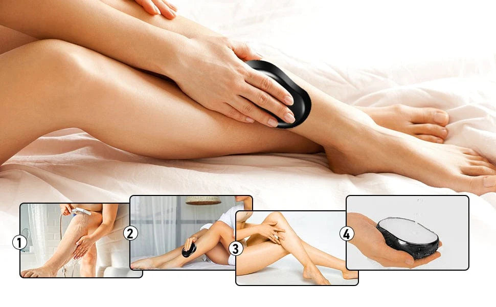 Unisex Crystal Hair Remover | Hair Remover Crystal Removal Stone Hair Eraser For Men And Women - Unisex Crystal Hair Remover