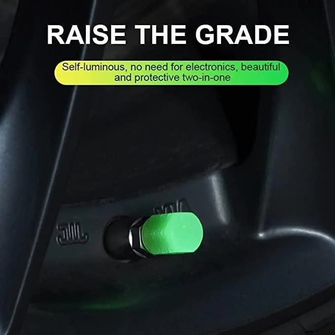 Universal Silicone Tyres Cap (Pack of 4) | Car Tyre Valve Caps Air Comparison For Cars And Bikes - Pack of 4 - Universal Silicone Tyres Cap (Pack of 4)