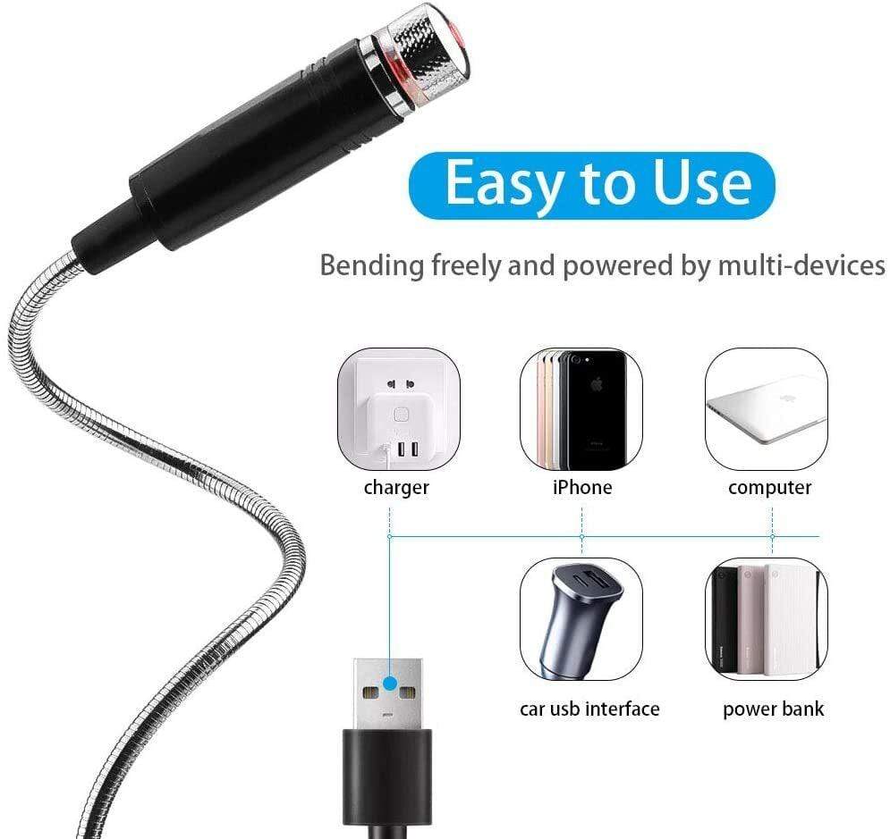 USB Laser Light Projector Mini Star Night Light Projector  - Star Night Light Projector - High - Star Night Light Projector