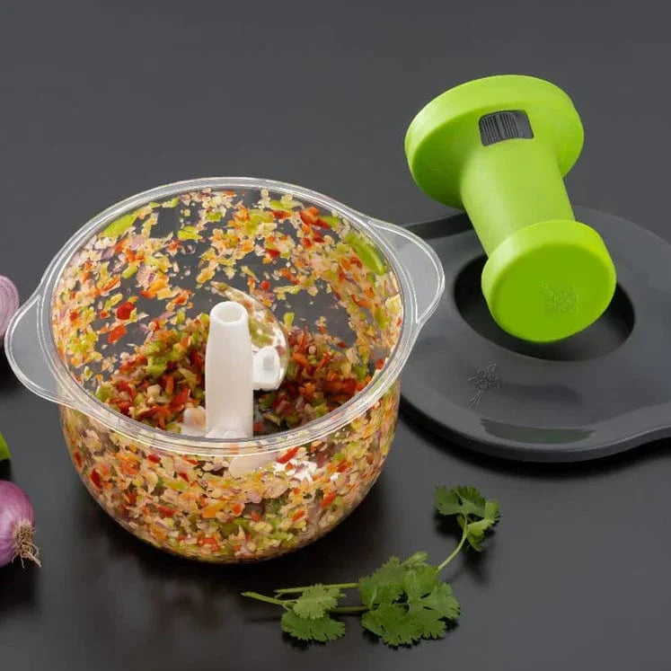 Vegetable Cutter Portable Handpress Veggie Chopper Vegetable Food Onion Cutter - Large - Portable Handpress Veggie Chopper