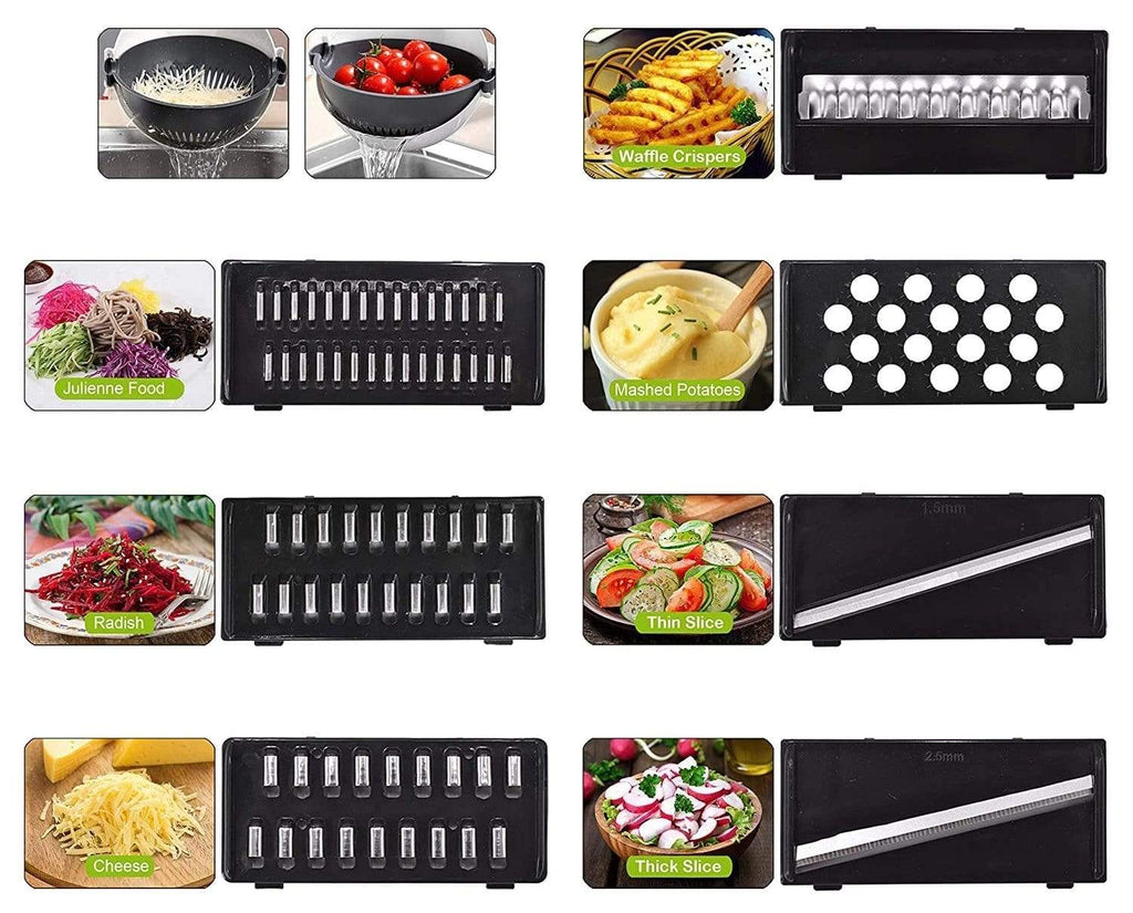 Vegetable Cutter  Vegetable Cutter | Multifunctional Slicer Cutter Vegetable Strainer Potato Carrot Grater - Vegetable Cutter  Vegetable Cutter
