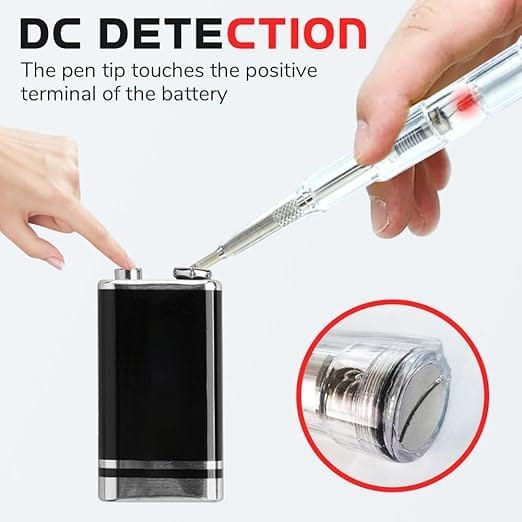 Voltage Tester | Network Tester Electric Meter Voltage Electrical Testing Screwdriver - Voltage Tester Pen (Pack of 2)