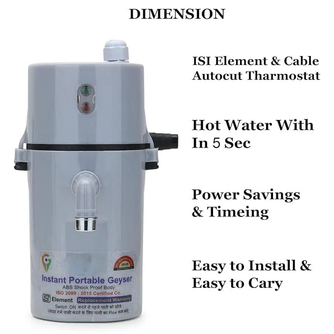 Water Heater Instant Geyser Electric Hot Water Portable Geyser - Portable Instant Geyser - Portable Instant Geyser
