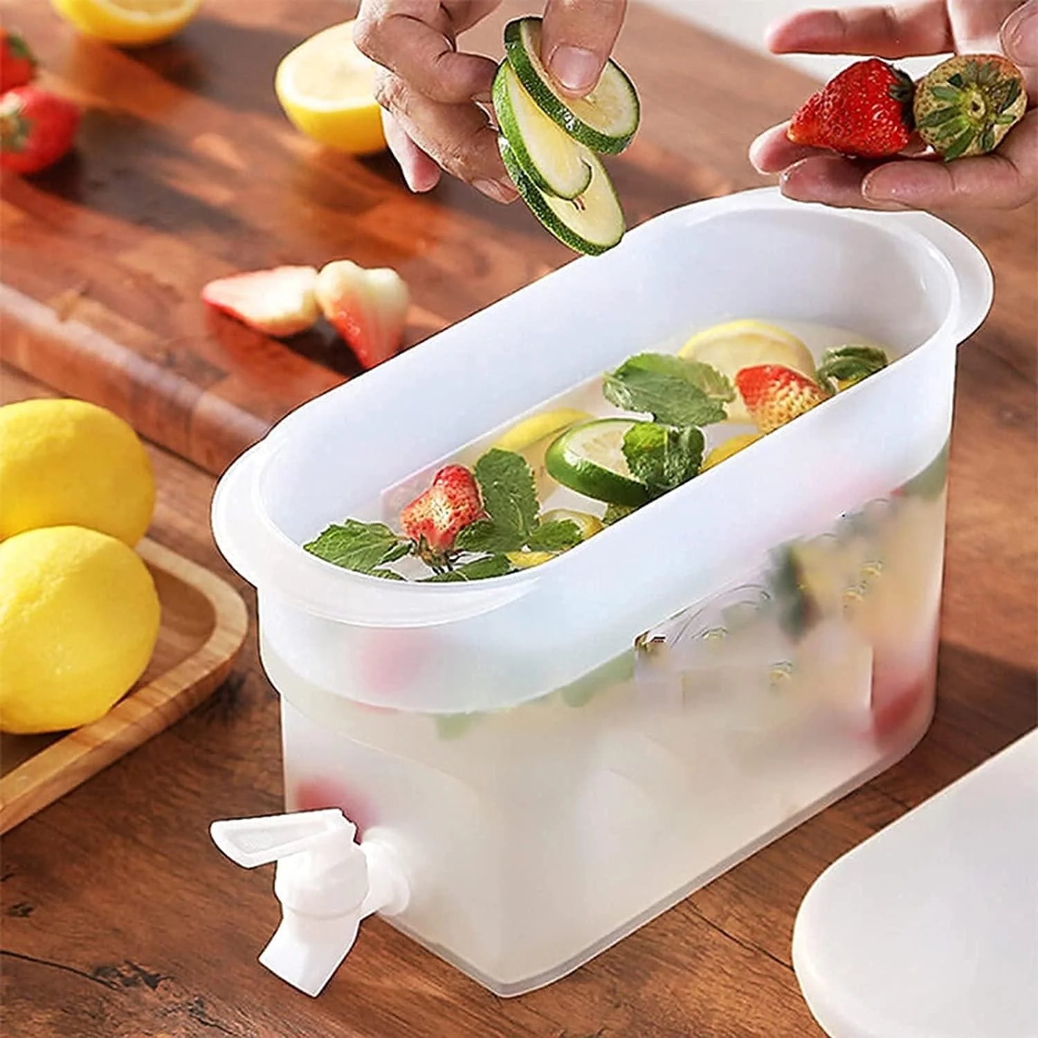 Water With Dispenser Tap Jar Container Jug Faucet Water Cane - Water Jug with Faucet - Water Jug with Faucet