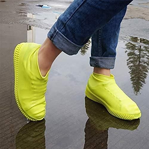 Waterproof Rainproof Shoes Cover Water Resistant Silicone Shoe Covers - M - Silicone Shoe Cover (Pack of 2)