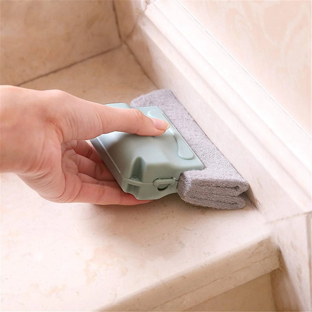 Window Cleaner Brush Window Groove Cleaning Scrub Pads - Window Cleaning Brush (Pack of 2) - Window Cleaning Brush (Pack of 2)