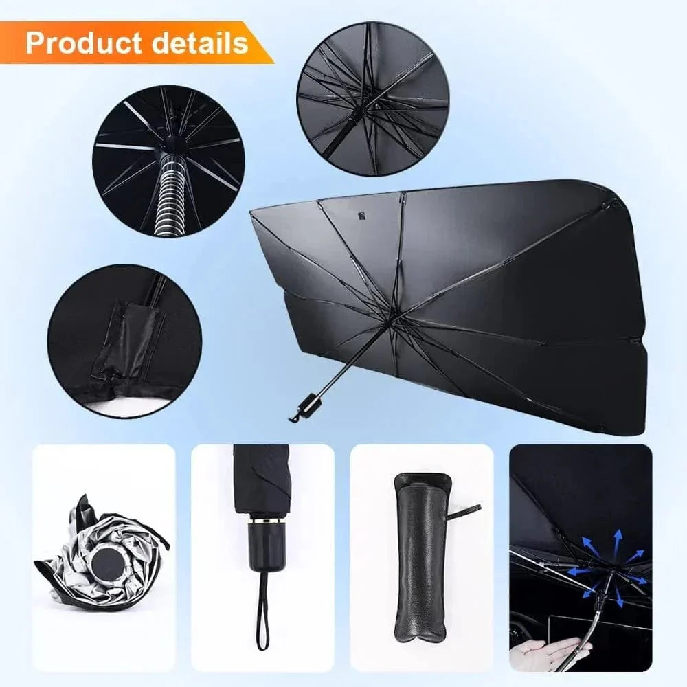 Windshield Car Umbrella | Car Accessories Sun Shade For Car Window Automobiles Window Curtains - Windshield Car Umbrella