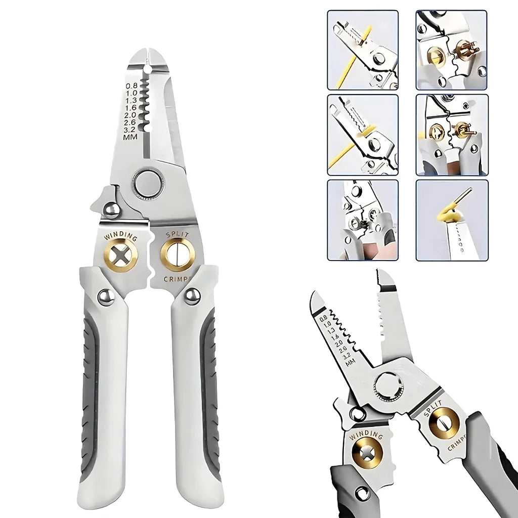 Wire Stripper Cutter | Wire Stripper Cutter Tool Cable Hand Cutter Electrician Tool - Multi-functional Wire Stripper & Cutter